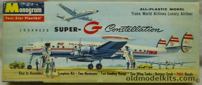 Monogram 1/131 TWA Super G Constellation, PA19-98 plastic model kit